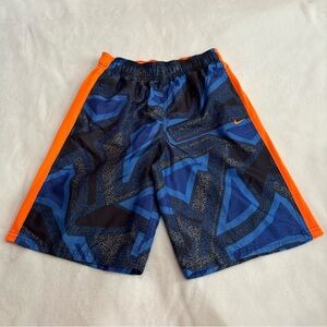 NIKE Boy’s Bathing Suit Swim Trunks Swim Shorts - blue & orange, size XL